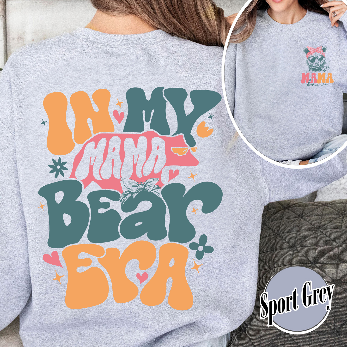 Mama Sweatshirt,In My Mama Bear Era Sweatshirt,Funny Mama Bear Sweatshirt,Mom Bear Sweatshirt