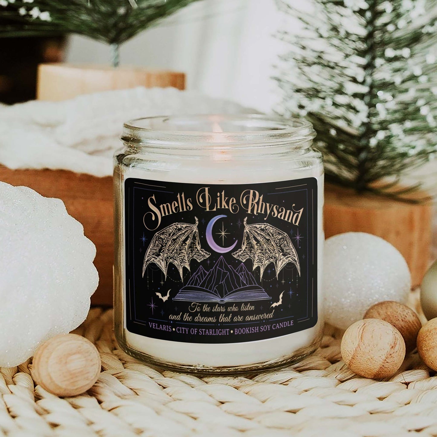 Rhysand Candle, Rhysand Scented Candle, Acotar, Acomaf, Book Lover Candle, Book Candle Acotar, Smell Like Rhysand, Smell Like Cassian, Azriel