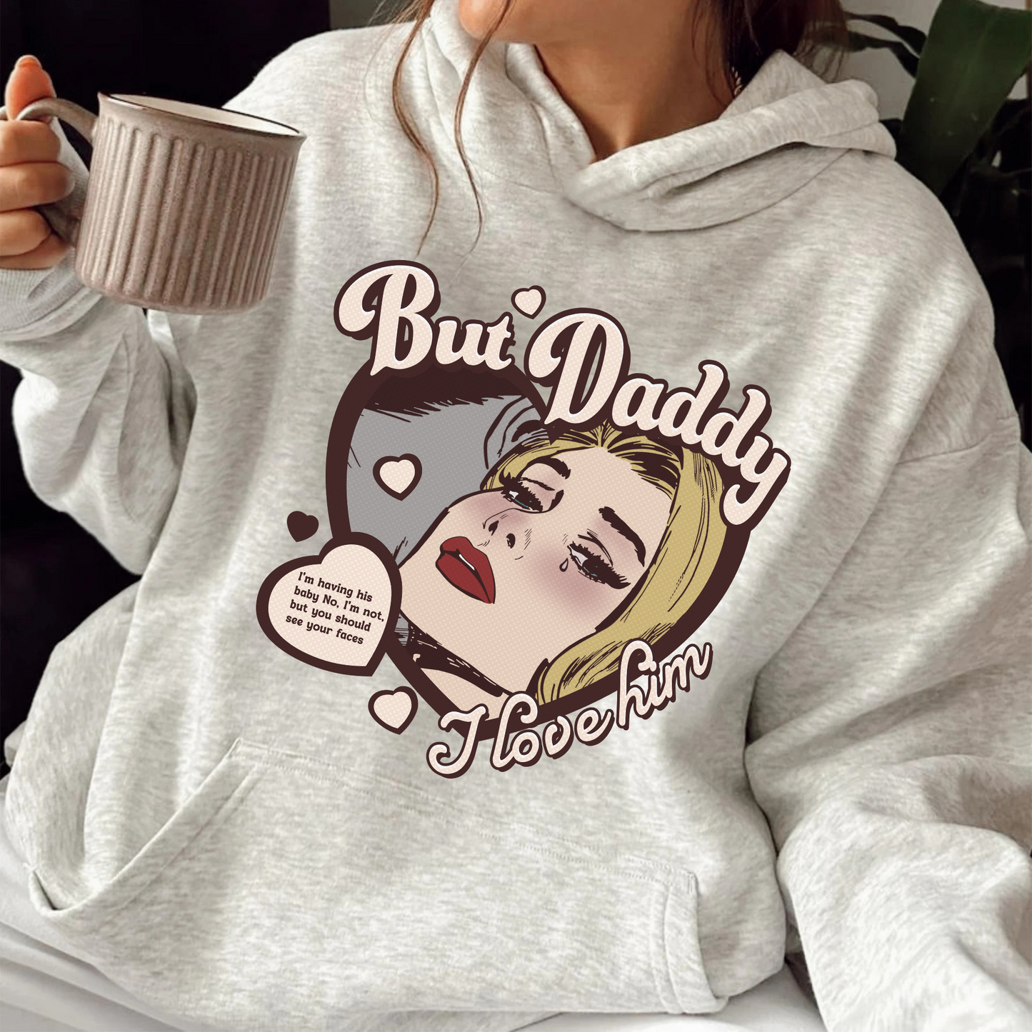 Music Lover Hoodie, but Daddy I Love Him Hoodie, Gift for Couples, Anniversary Hoodie for Couples