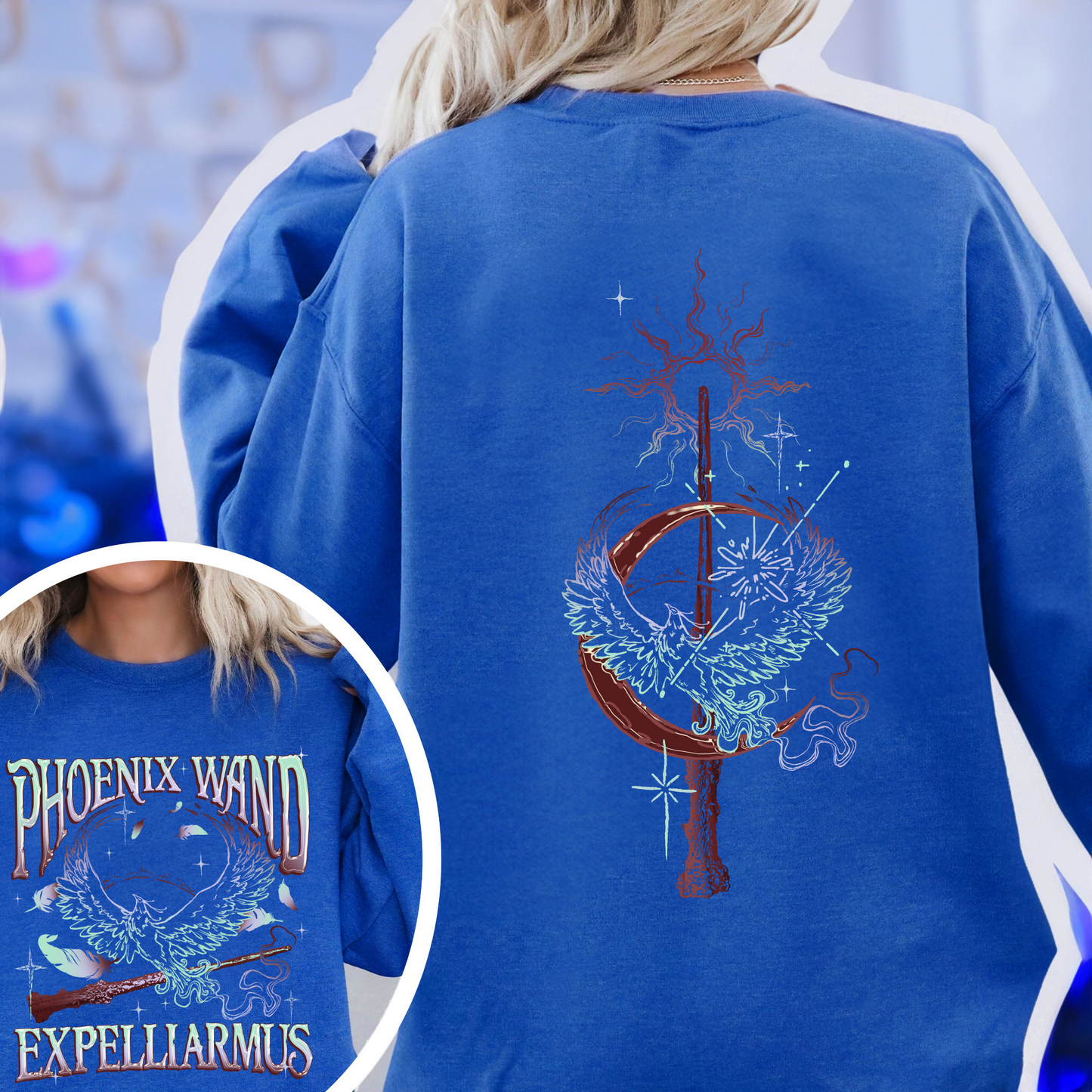 Magic Wand Sweatshirt, Magical Adventure Apparel, Bookish Wizard Sweatshirt, Wizard School Fandom, Wizard Book Shop Sweatshirt