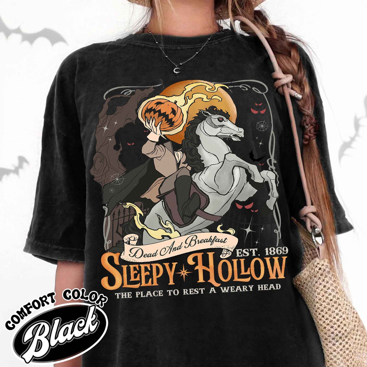 Sleepy Hollow Shirt, Sleepy Hollow Comfort Colors, Sleepy Hollow Mens Shirt, Sleepy Hallow Shirt, Halloween Teeth Shirt, Headless Horseman Shirt