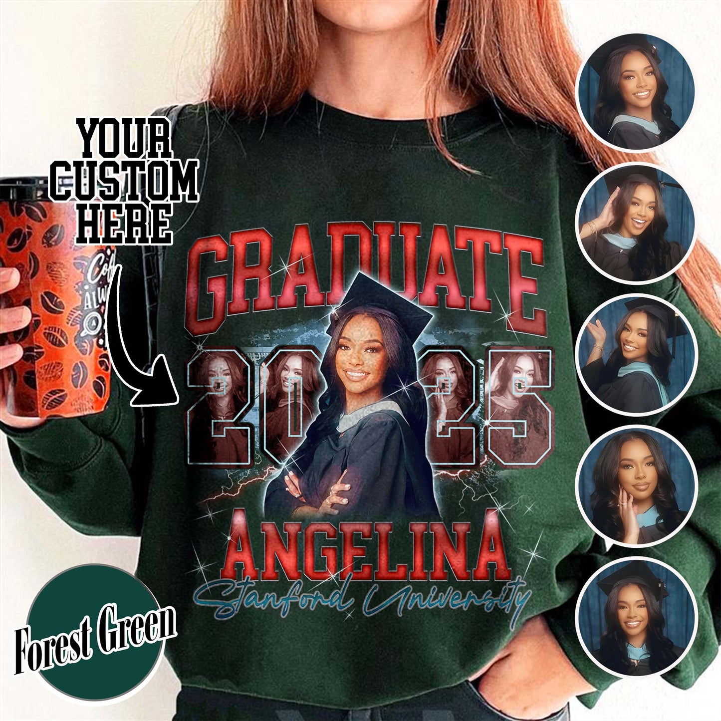 Graduate Sweatshirt, Proud Family Sweatshirt, Group 2025 Graduate Sweatshirts, Custom Graduate Gift
