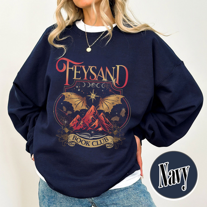 Rhys And Feyre Acotar Book Club Sweatshirt, Sjm, Velaris City Of Starlight Acotar Sweatshirt, The Night Court Sweatshirt, Court Of Dreams, Bookish Sweatshirt