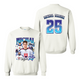 2025 Ice Hockey Sweatshirt, Personalized Photos Hockey Player Sweatshirt, Custom Bootleg Hockey Sweatshirt