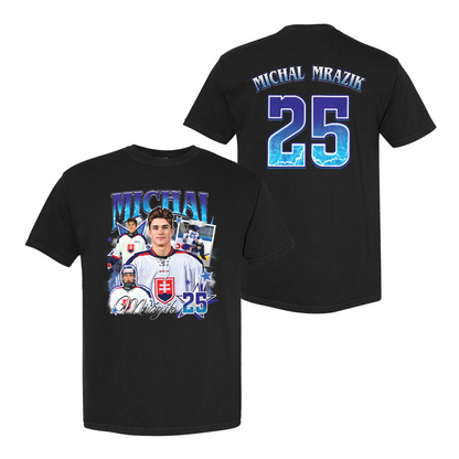 2025 Ice Hockey Comfort Color Shirt, Personalized Photos Hockey Player Shirt, Custom Bootleg Hockey Shirt