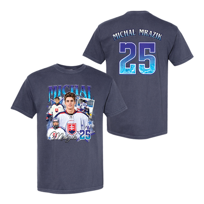 2025 Ice Hockey Comfort Color Shirt, Personalized Photos Hockey Player Shirt, Custom Bootleg Hockey Shirt