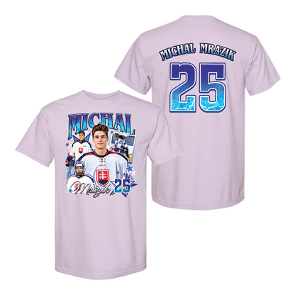 2025 Ice Hockey Comfort Color Shirt, Personalized Photos Hockey Player Shirt, Custom Bootleg Hockey Shirt