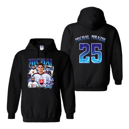 2025 Ice Hockey Hoodie, Personalized Photos Hockey Player Hoodie, Custom Bootleg Hockey Hoodie