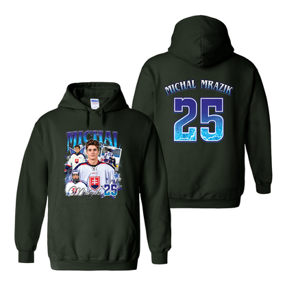 2025 Ice Hockey Hoodie, Personalized Photos Hockey Player Hoodie, Custom Bootleg Hockey Hoodie