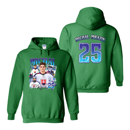 2025 Ice Hockey Hoodie, Personalized Photos Hockey Player Hoodie, Custom Bootleg Hockey Hoodie