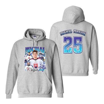 2025 Ice Hockey Hoodie, Personalized Photos Hockey Player Hoodie, Custom Bootleg Hockey Hoodie