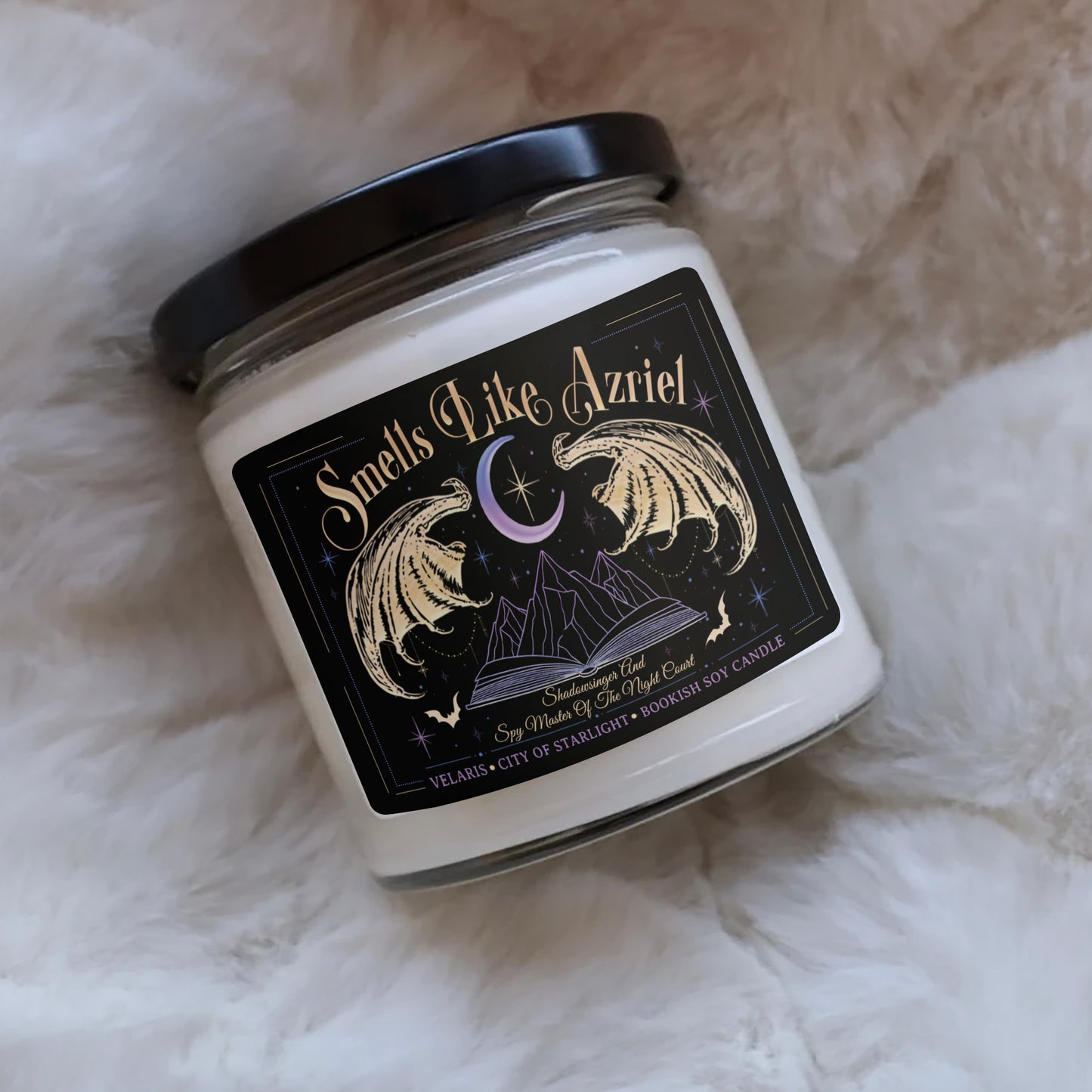 Rhysand Candle, Rhysand Scented Candle, Acotar, Acomaf, Book Lover Candle, Book Candle Acotar, Smell Like Rhysand, Smell Like Cassian, Azriel