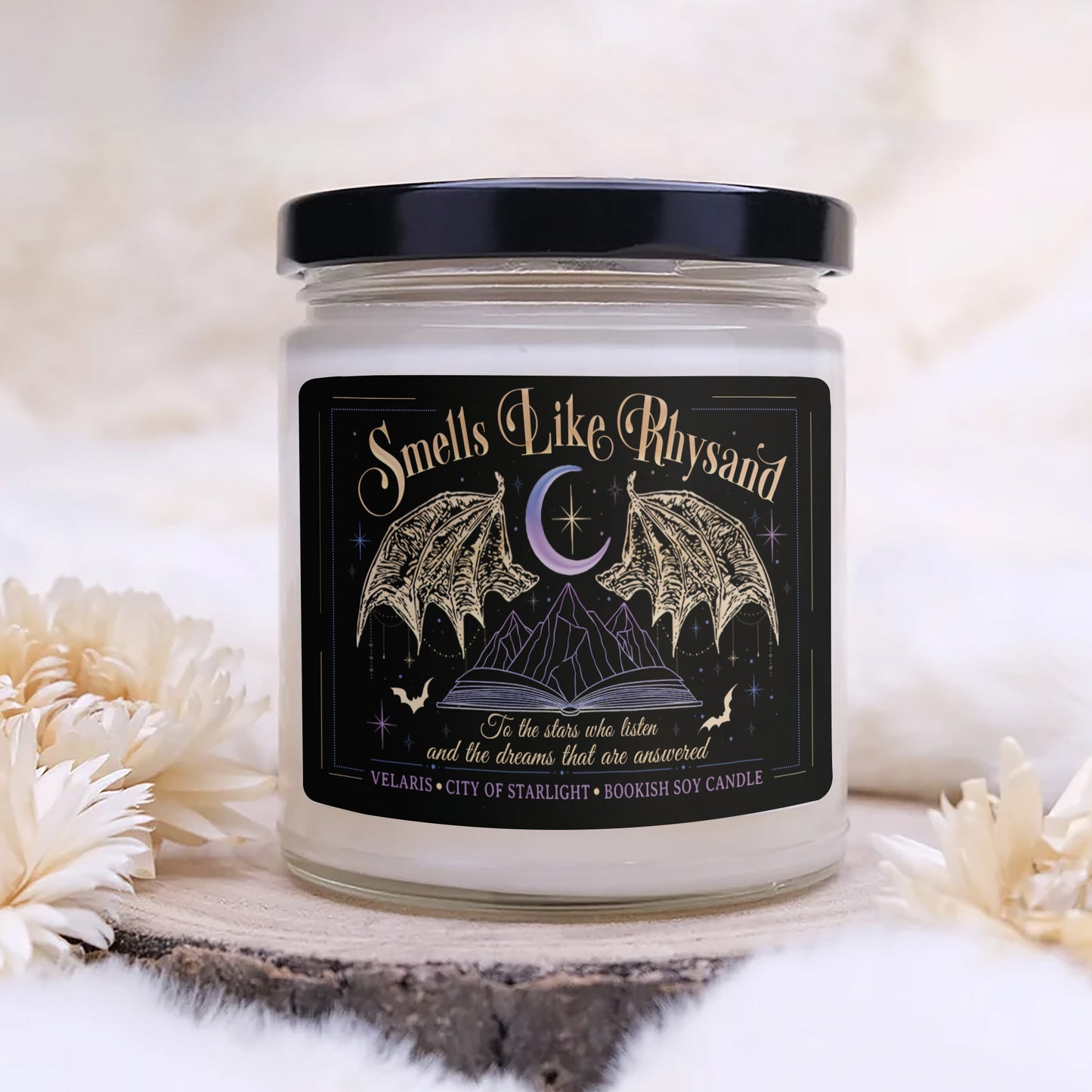 Rhysand Candle, Rhysand Scented Candle, Acotar, Acomaf, Book Lover Candle, Book Candle Acotar, Smell Like Rhysand, Smell Like Cassian, Azriel