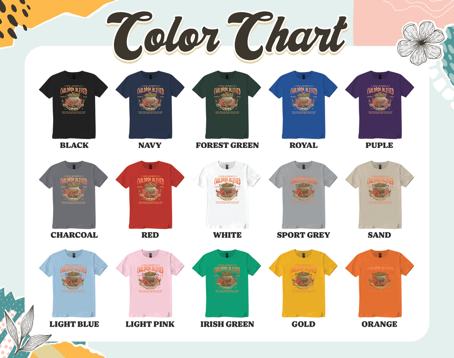 Nesta Archeron Sweatshirt, Cauldron Blessed Sweatshirt,Nesta Archeron Cauldron Blessed,Nesta Archeron Gifts, Acosf Sweatshirt,Lady Death,Bookish Gift