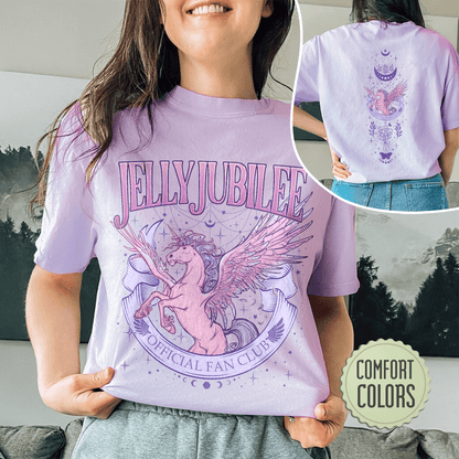 Jelly Jubilee Crescent City Comfort Colors Shirt, Bryce Quinlan Merch, Crescent City SJM Shirt, Jelly Jubilee Fan Club, 2 Sided Shirt