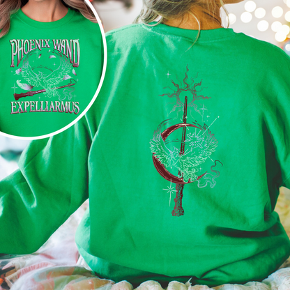 Magic Wand Sweatshirt, Magical Adventure Apparel, Bookish Wizard Sweatshirt, Wizard School Fandom, Wizard Book Shop Sweatshirt
