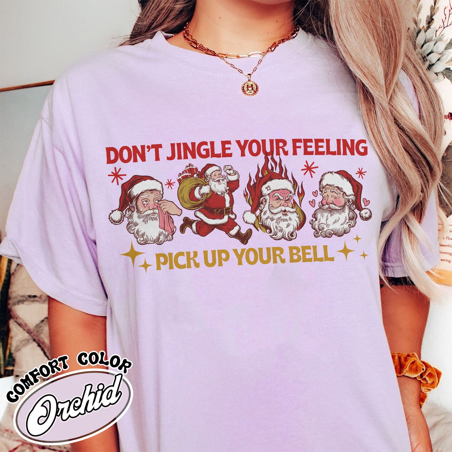 Don’t Jingle Your Feeling Shirt, Positive Affirmation Mental Health Awareness Shirt, Mental Health Christmas Tee, Self Love Gift, Christmas Gift