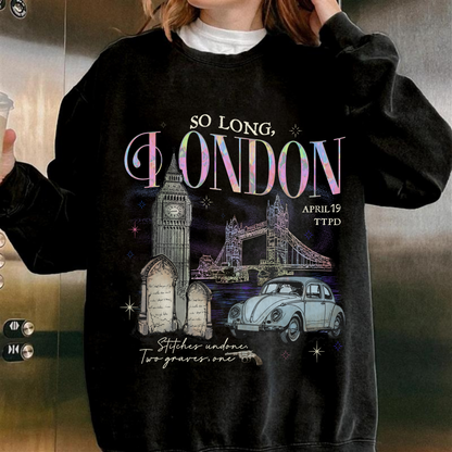 So Long London The Tortured Poets Department Sweatshirt, Alls Fair In Love And Poetry, Swiftie Sweatshirt, The Tortured Poets Depart,Fort Night