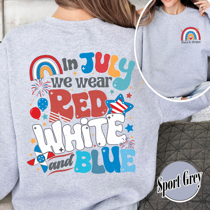 Firecracker Sweatshirt For 4th Of July, Stars And Stripes Sweatshirt, Red White And Blue, Cute 4th Of July, Usa Sweatshirt, Patriotic Sweatshirt