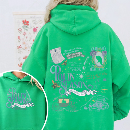 Penelope Colin Bridgerton Season 3 Hoodie, Polin Season, Penelope And Colin Hoodie, Spill The Tea Lady Whistledown's Society Papers Hoodie