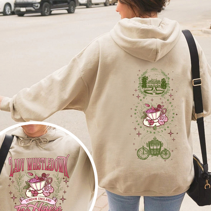 Lady Whistledown Tea House, Spill the Tea Lady Whistledown Hoodie, Lady Whistledown, Lady Whistledown Colin and Penelope, Tea House Hoodie