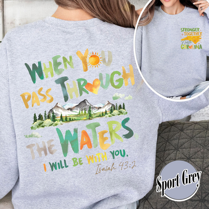 North Carolina Stronger Than the Storm Sweatshirt, North Carolina Strong Sweatshirt, Helping Out Western NC Families, North Carolina Stronger Sweatshirt