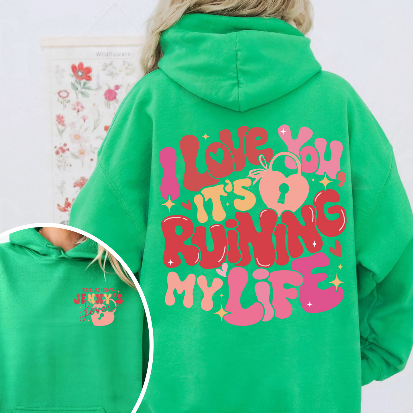Custom Couples Hoodie, She Found Her Lover Personalized, She Found Her Lover Theme, Lover Lyrics Hoodie, Gift for Her, Gift for Him