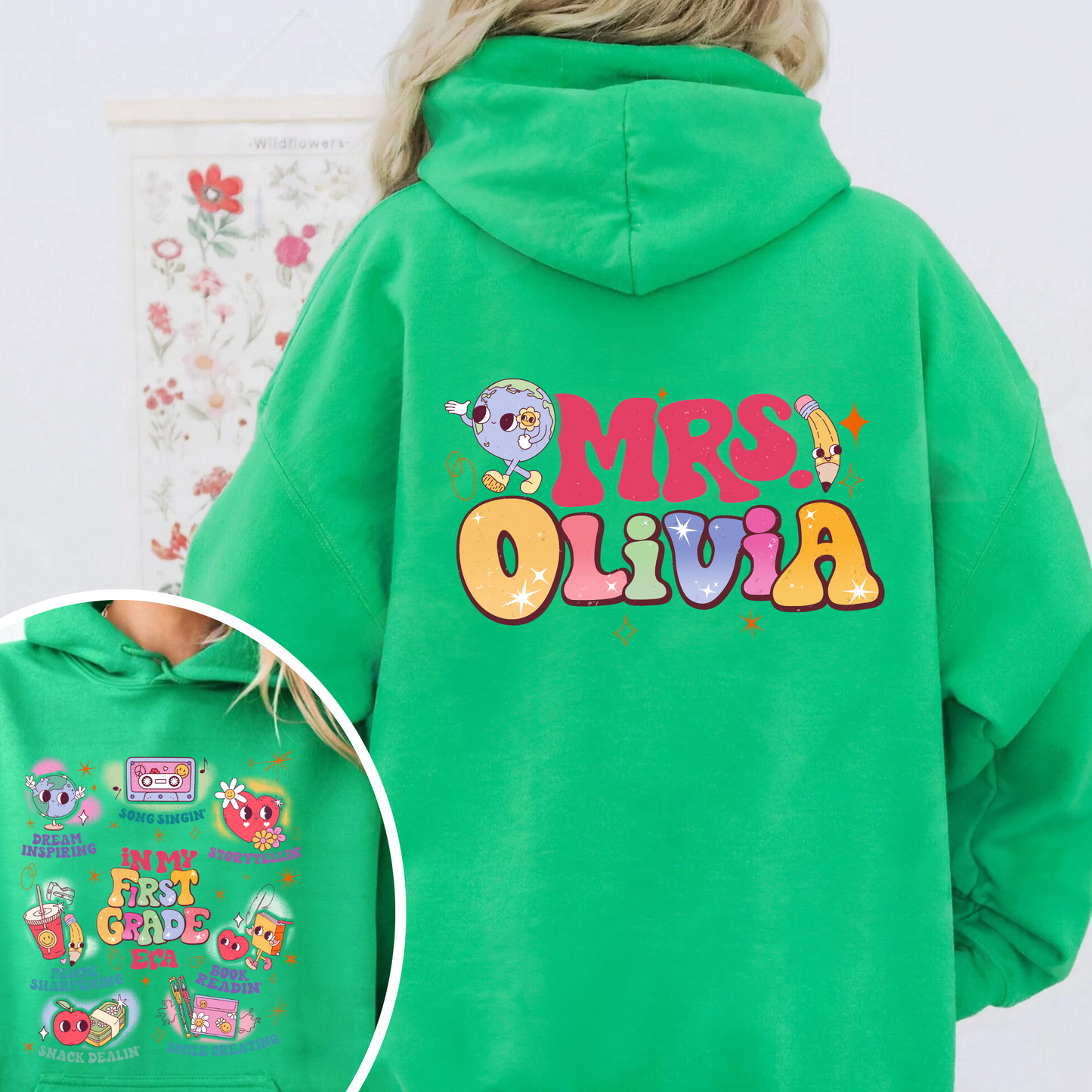 Back to School Hoodie, First Grade Hoodie, Team Teacher Hoodie, Kindergarten Teacher Hoodie
