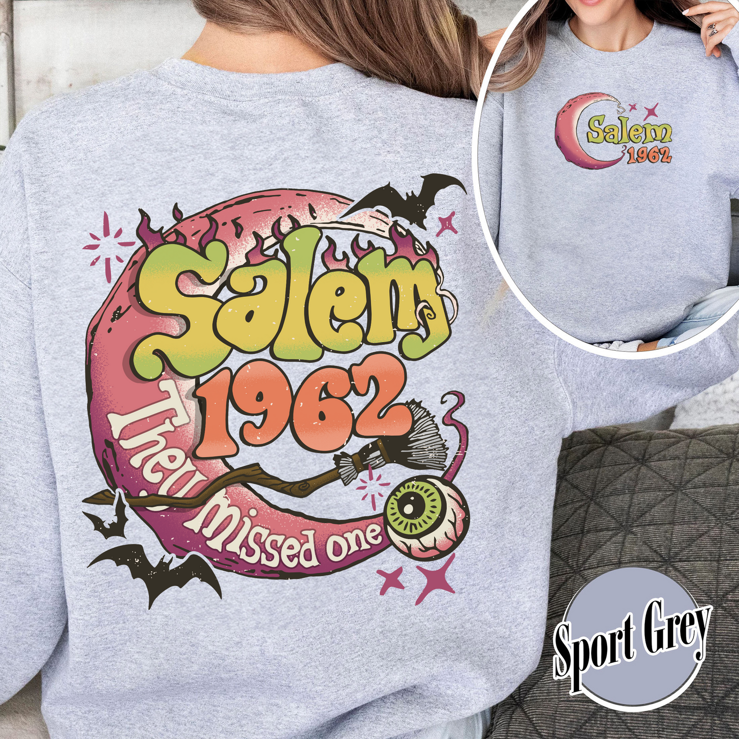 Halloween Sweatshirt, Salem 1692 Sweatshirt, Spooky Sweatshirt, Salem Witches Sweatshirt, Witch Sweatshirt