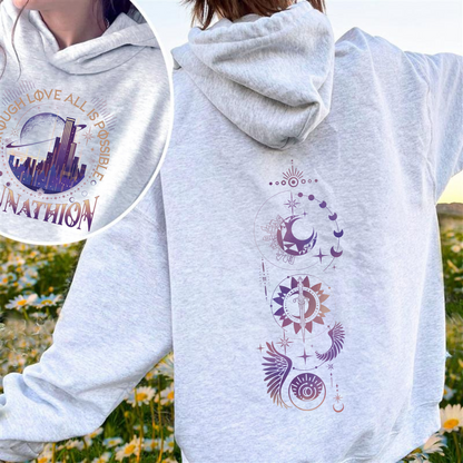 Lunathion Crescent City Hoodie, Lunathion Crescent City, Lunathion Hoodie, Light It Up Hoodie, Crescent City Merch, Book Lover Crescent City Gift