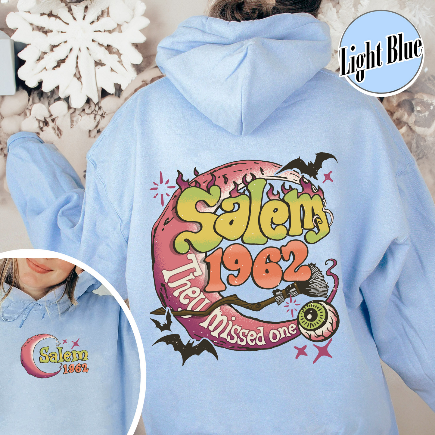 Halloween Hoodie, Salem 1692 Hoodie, Spooky Hoodie, Salem Witches Hoodie, Witch Hoodie