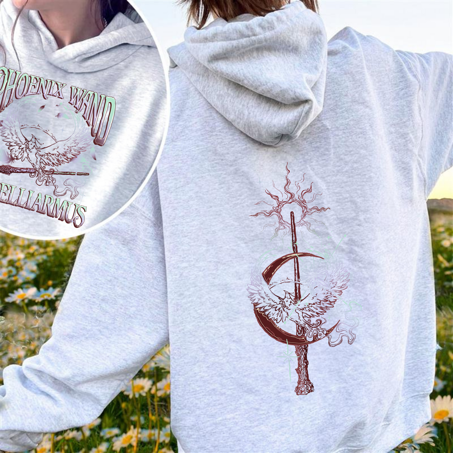 Magic Wand Hoodie, Magical Adventure Apparel, Bookish Wizard Hoodie,Wizard School Fandom, Wizard Book Shop Hoodie
