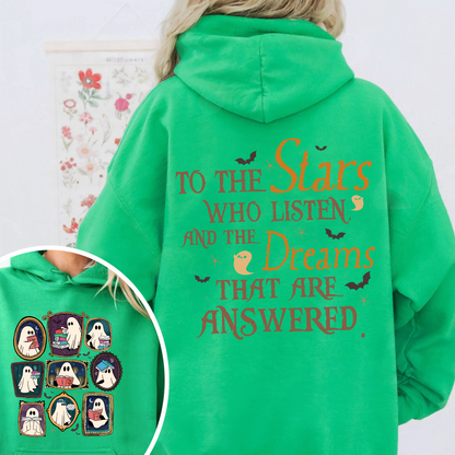 Bookish Hoodie, Throne of Glass Hoodie, SJM ACOTAR Hoodie, Book Ghosts Hoodie, Sjm Halloween Hoodie