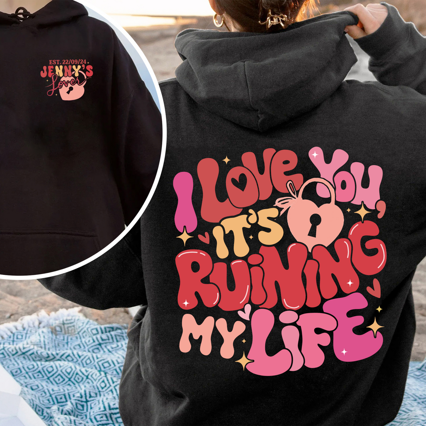 Custom Couples Hoodie, She Found Her Lover Personalized, She Found Her Lover Theme, Lover Lyrics Hoodie, Gift for Her, Gift for Him