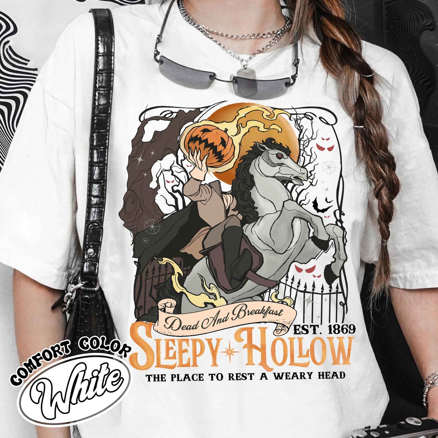 Sleepy Hollow Shirt, Sleepy Hollow Comfort Colors, Sleepy Hollow Mens Shirt, Sleepy Hallow Shirt, Halloween Teeth Shirt, Headless Horseman Shirt