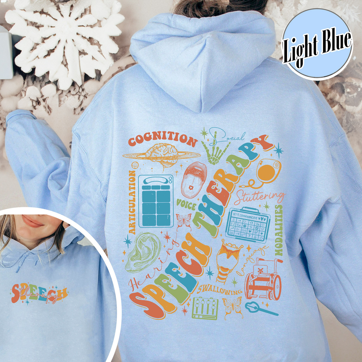 Speech Therapy Month, Its a Good Day for Speech Therapy, Good Day for Speech Therapy Hoodie, Speech Language Pathologist, Sign, Slp Gifts