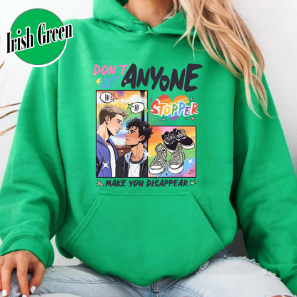 LGBT Book Hoodie, LGBTQ Hoodie, Don’t Let Anyone Make You Disappear Hoodie, Pride Month Hoodie