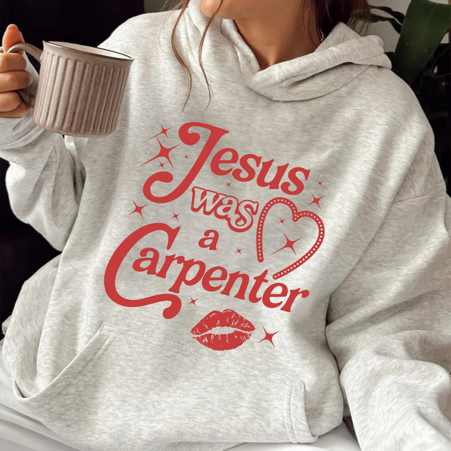 Jesus Was A Carpenter Hoodie, Festival Hoodie, Vintage Inspired Hoodie, Concert Hoodie, Soft Girl Aesthetic, Music Lover Gift