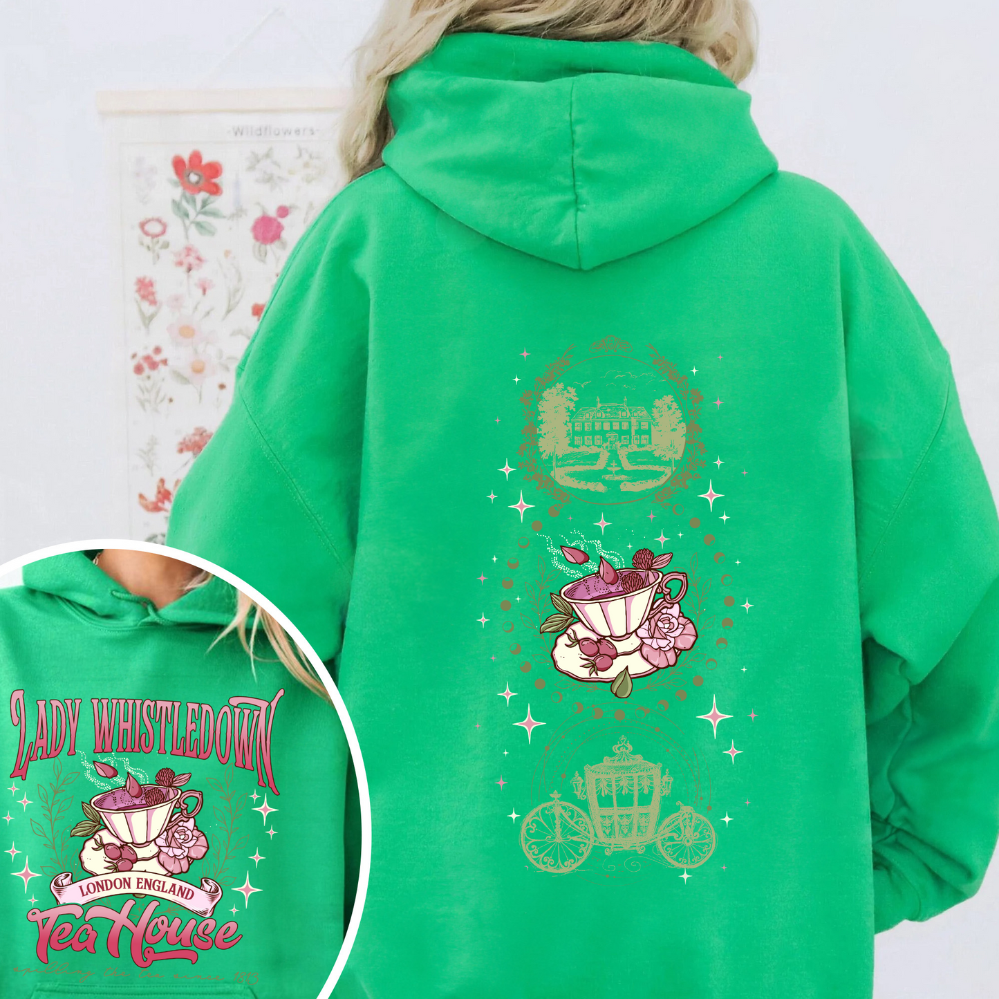 Lady Whistledown Tea House, Spill the Tea Lady Whistledown Hoodie, Lady Whistledown, Lady Whistledown Colin and Penelope, Tea House Hoodie