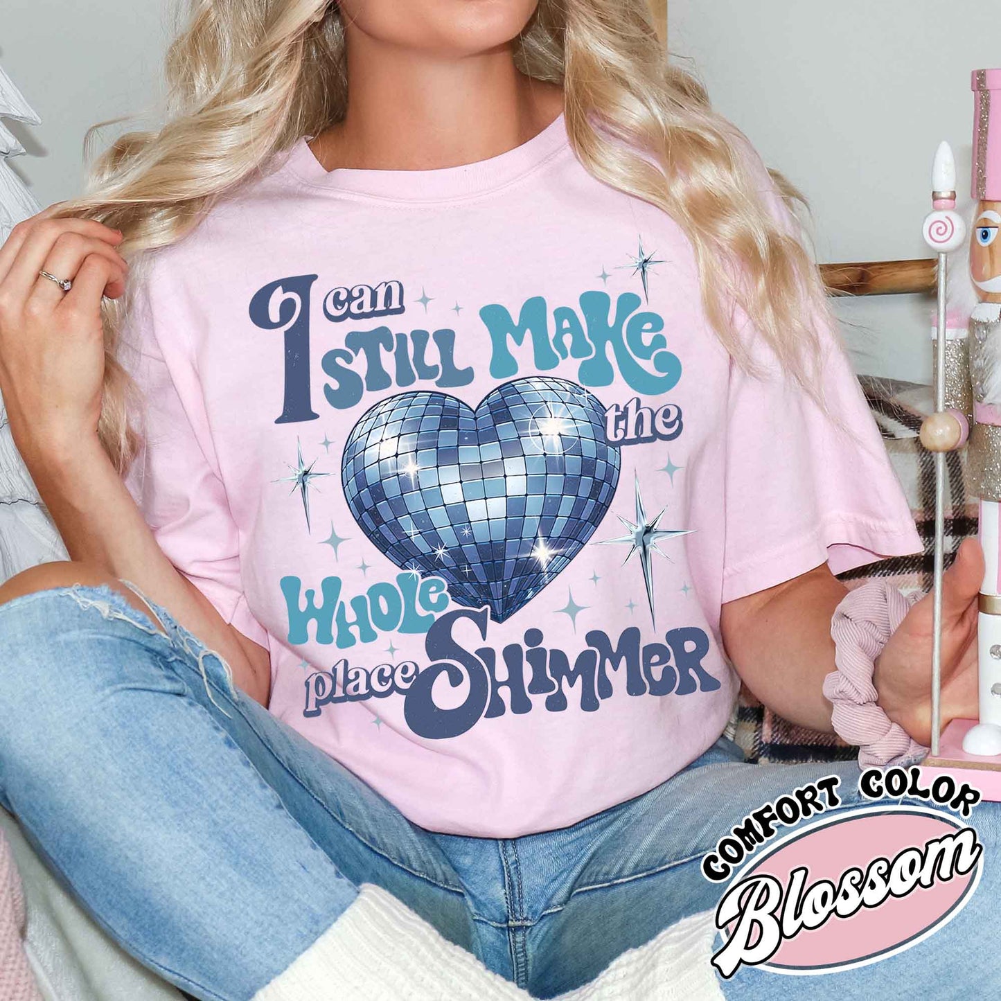 I Can Still Make the Whole Place Shimmer, Bejeweled Shirt, Music Lover, Lover Lyrics Shirt, Lover Album Shirt, Gift for Her, Soft Girl Aesthetic