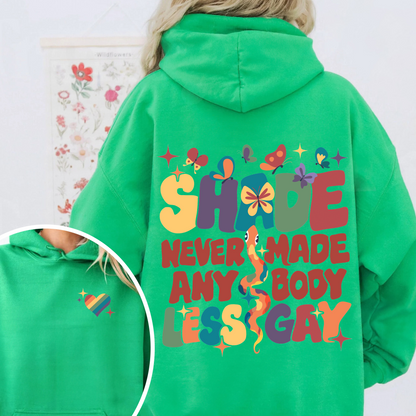 Shade Never Made Anybody Less Gay Hoodie, Gay Pride Hoodie, Pride Month Hoodie, You Need To Calm Down Hoodie, LGBT Pride Hoodie, Equality Hoodie