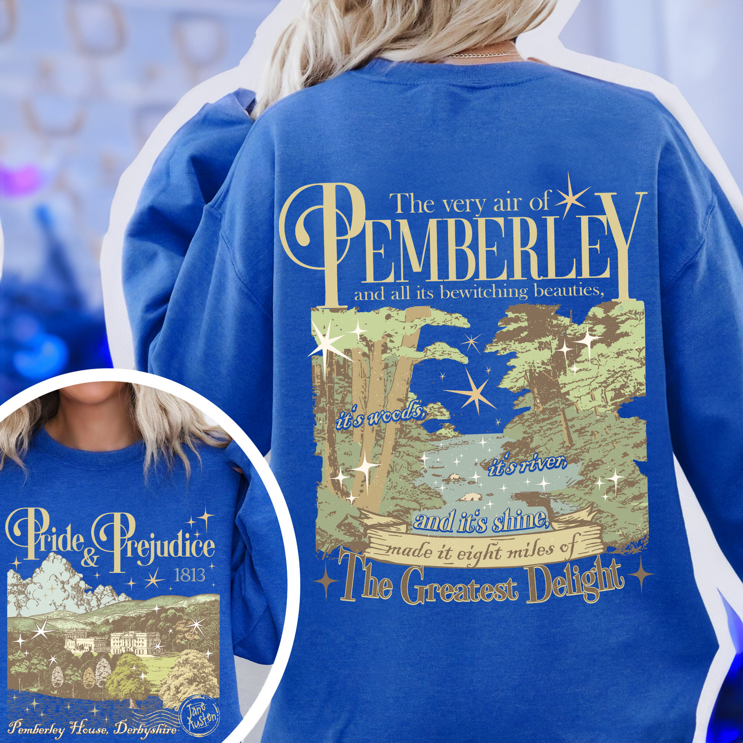 Bookish Sweatshirt, Pemberley Est 1813 Sweatshirt,, Pride and Prejudice Sweatshirt,, Jane Austen Mr Darcy Sweatshirt,