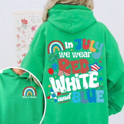 Firecracker Hoodie For 4th Of July, Stars And Stripes Hoodie, Red White And Blue, Cute 4th Of July, Usa Hoodie, Patriotic Hoodie