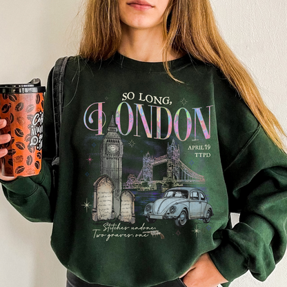 So Long London The Tortured Poets Department Sweatshirt, Alls Fair In Love And Poetry, Swiftie Sweatshirt, The Tortured Poets Depart,Fort Night