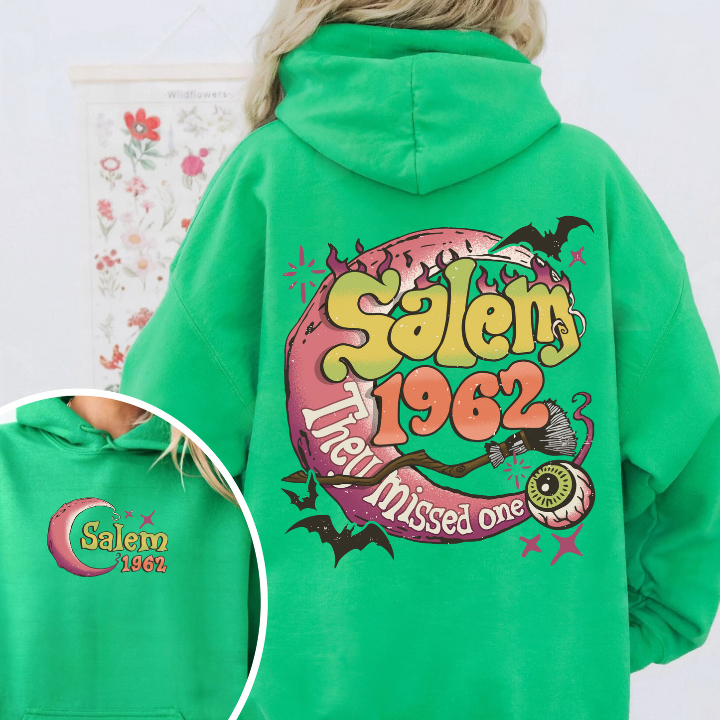 Halloween Hoodie, Salem 1692 Hoodie, Spooky Hoodie, Salem Witches Hoodie, Witch Hoodie