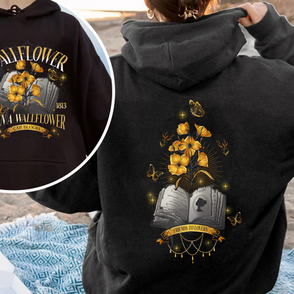 Colin and Penelope Colin Wallflower, Penelope and Colin Carriage Hoodie, Penelope and Colin Hoodie, Lady Whistledown Colin and Penelope Hoodie