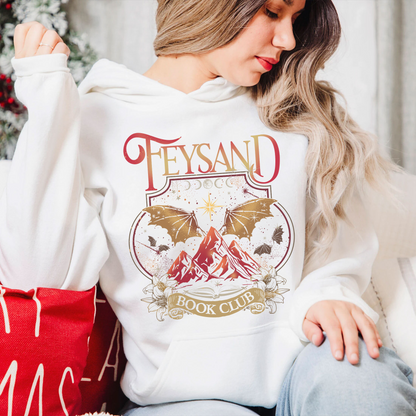 Rhys And Feyre Acotar Book Club Hoodie, Sjm, Velaris City Of Starlight Acotar Hoodie, The Night Court Hoodie, Court Of Dreams, Bookish Hoodie