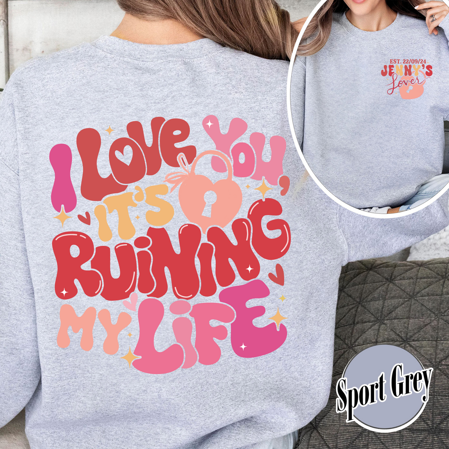 Custom Couples SweatShirt, She Found Her Lover Personalized, She Found Her Lover Theme, Lover Lyrics SweatShirt, Gift for Her, Gift for Him