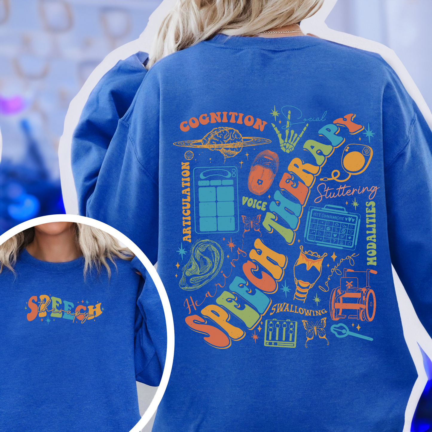 Speech Therapy Month, Its a Good Day for Speech Therapy, Good Day for Speech Therapy SweatShirt, Speech Language Pathologist, Sign, Slp Gifts