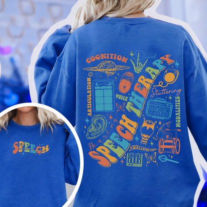 Speech Therapy Month, Its a Good Day for Speech Therapy, Good Day for Speech Therapy SweatShirt, Speech Language Pathologist, Sign, Slp Gifts